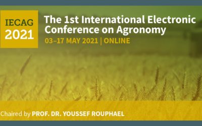 The 1st International Electronic Conference on Agronomy